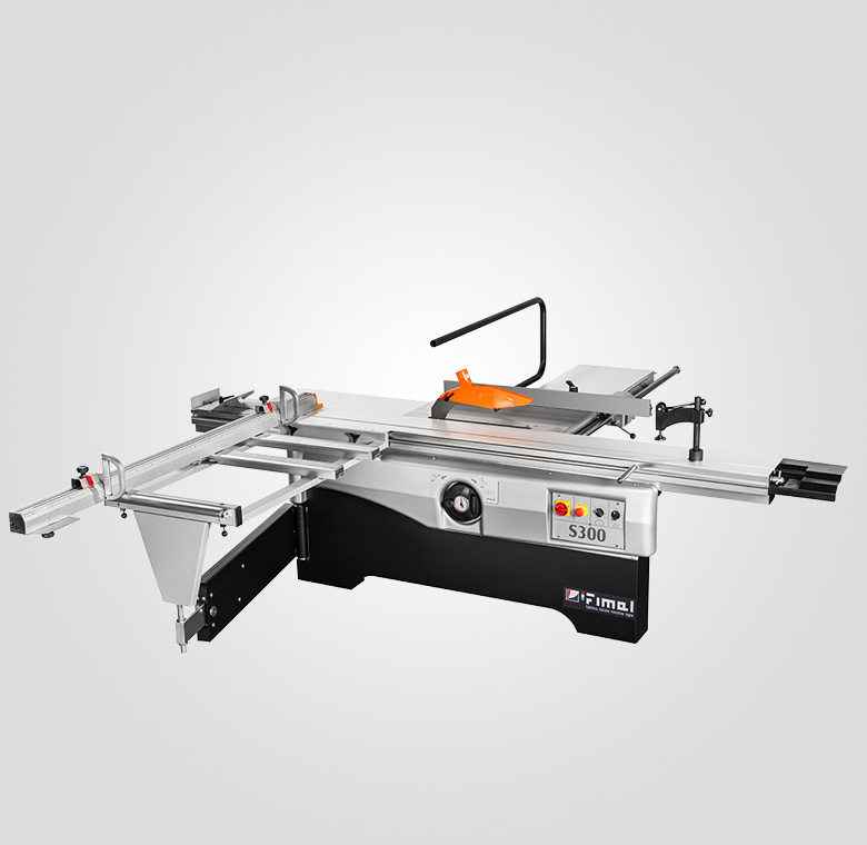 Sliding table saw with undercutting saw - FIMAL S300